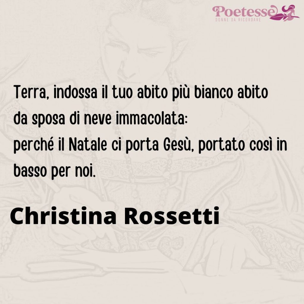 christina rossetti poesia breve di natale