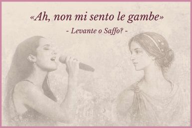 sanremo 2026: levante "sei tu" paragone con ode alla gelosia di saffo